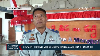 Korsatpel Terminal Mengwi Periksa Kesiapan Angkutan Mudik