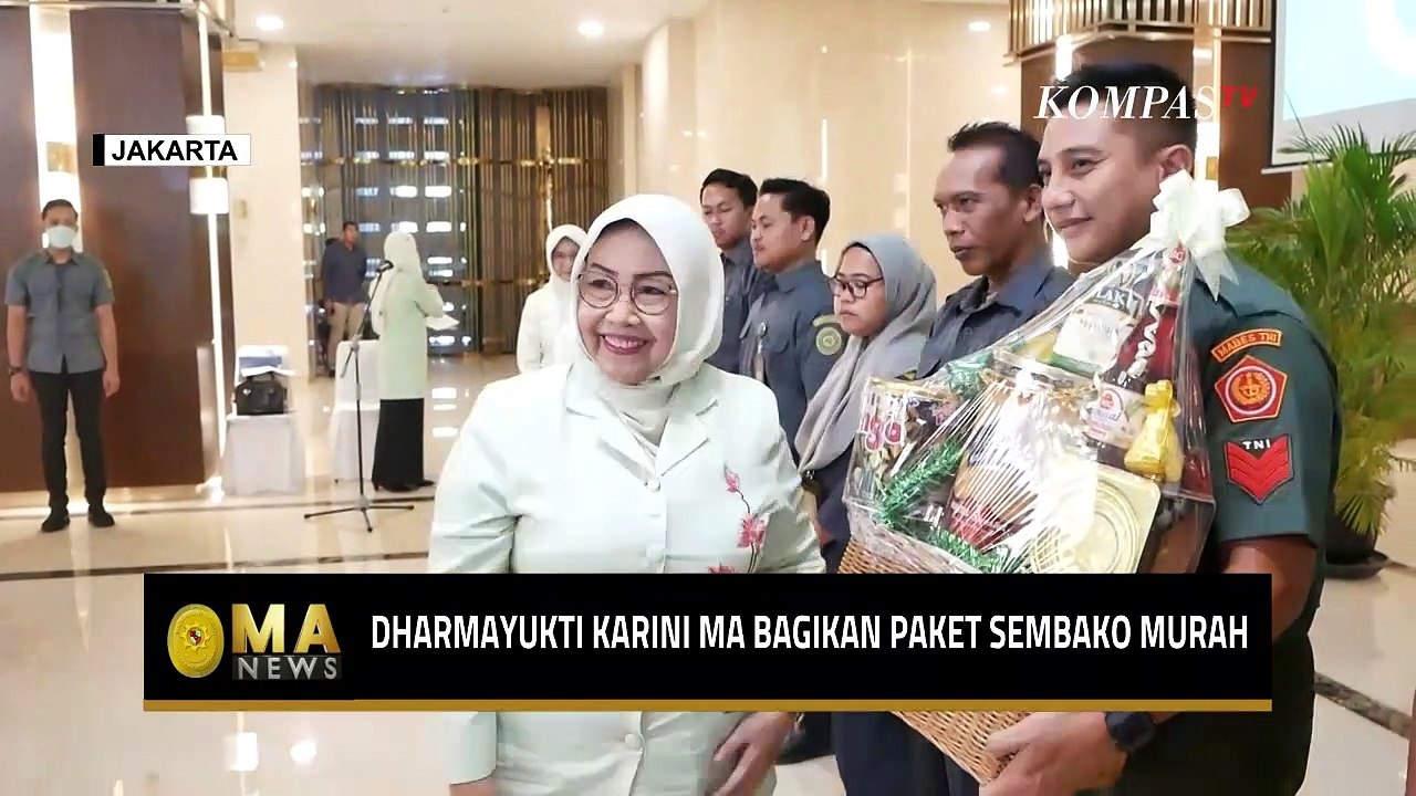 Dharmayukti Karini Bagikan 2 Ribu Paket Sembako Murah di Lingkungan Mahkamah Agung - MA NEWS