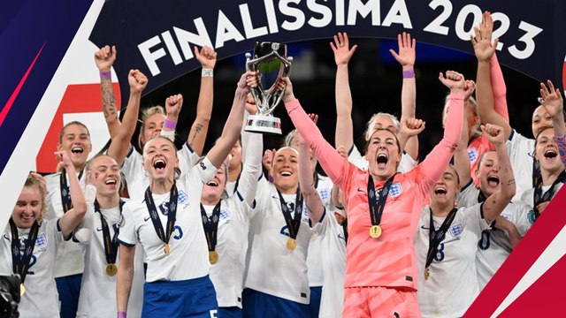 Momen Inggris Rayakan Juara di Wembley, Gasak Brasil Pada Finalissima Putri