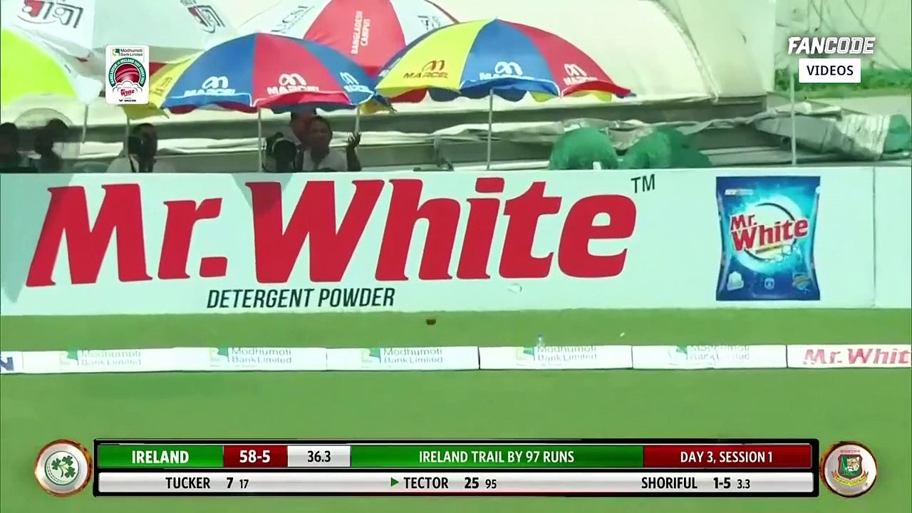 BAN V IRE Only Test Day 3 Highlights_ Tucker_ McBrine help IRE put up 286