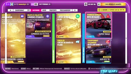 Forza Horizon 5 panneau danger bris de glace