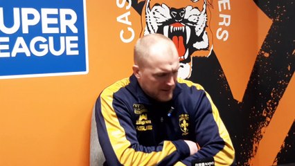 Castleford Tigers 16 Wakefield Trinity 4: Mark Applegarth 's reaction