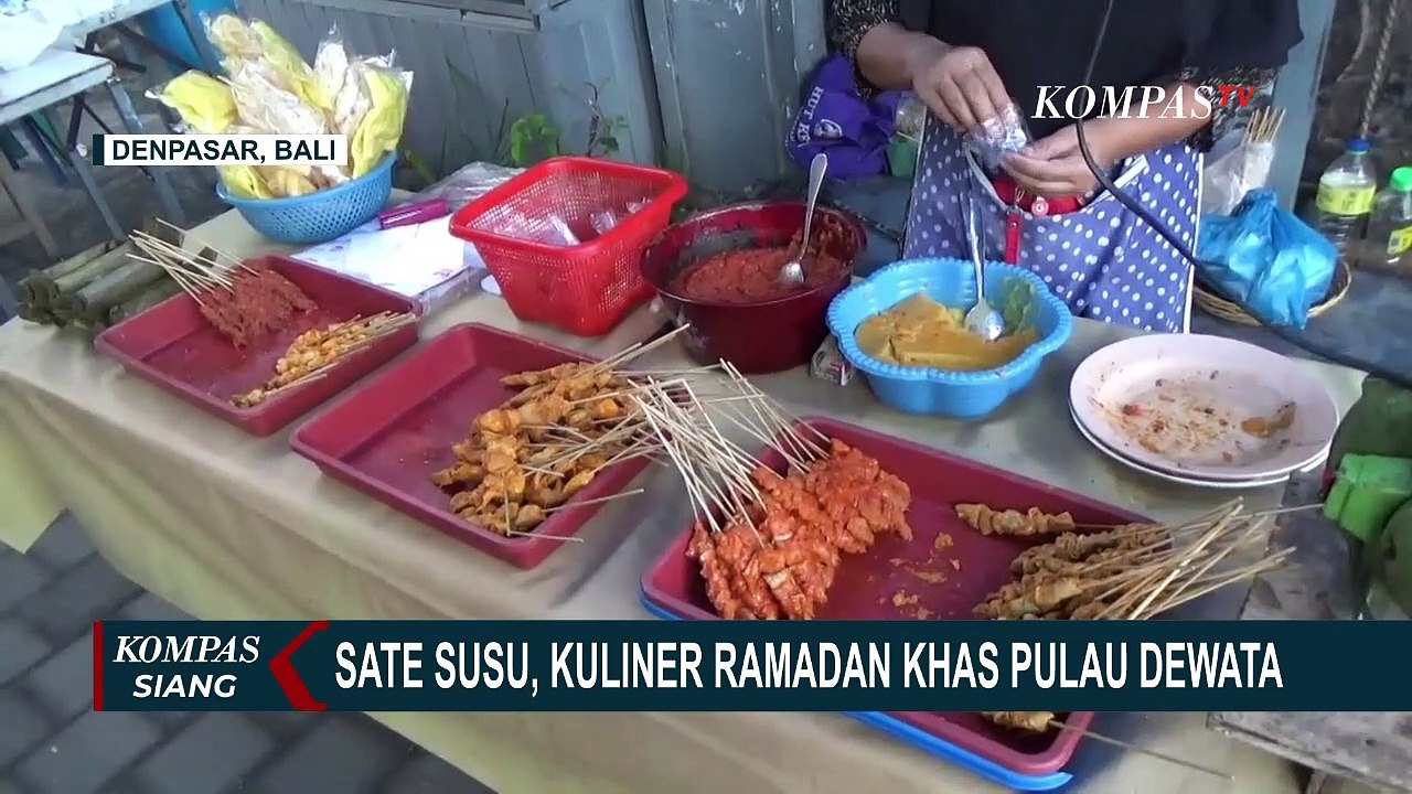 Sate Susu Dibalut Bumbu Plecing Khas Bali, Inilah Menu Buka Puasa yang Jadi Incaran Warga