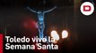 Las calles de Toledo se iluminan con la llegada del Cristo de la Vega
