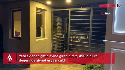1 aylık evli çift hayatının kabusunu yaşadı! 450 bin liralık zarar