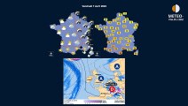 prévisions météo villes du vendredi 7 avril 2023