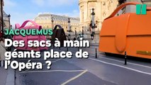 Non, Jacquemus n’a pas vraiment fait rouler des sacs à main géants dans Paris