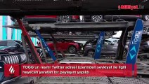 Seri üretim TOGG'larla ilgili yeni paylaşım! Sevkiyatlar başladı
