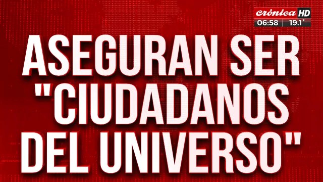 Indocumentados aseguran ser ciudadanos del universo