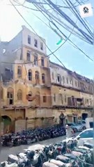 Old building collapsed in Karachi April 2023