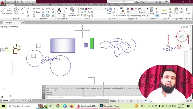 How to use Trim command in AutoCAD| Auto cad me trim cammand ko kesy istamal karty hy|Trim cammand in Urdu