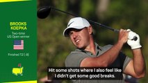 Koepka 'super disappointed' with final Masters round