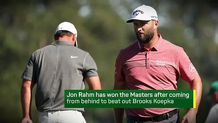 Breaking News - Jon Rahm wins the Masters
