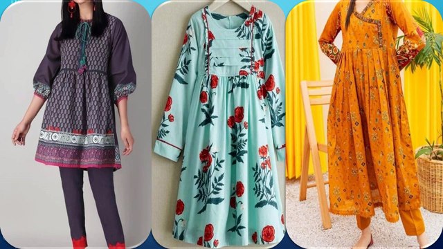 Top Demanding Long & Short Frock designs for Famous Designers