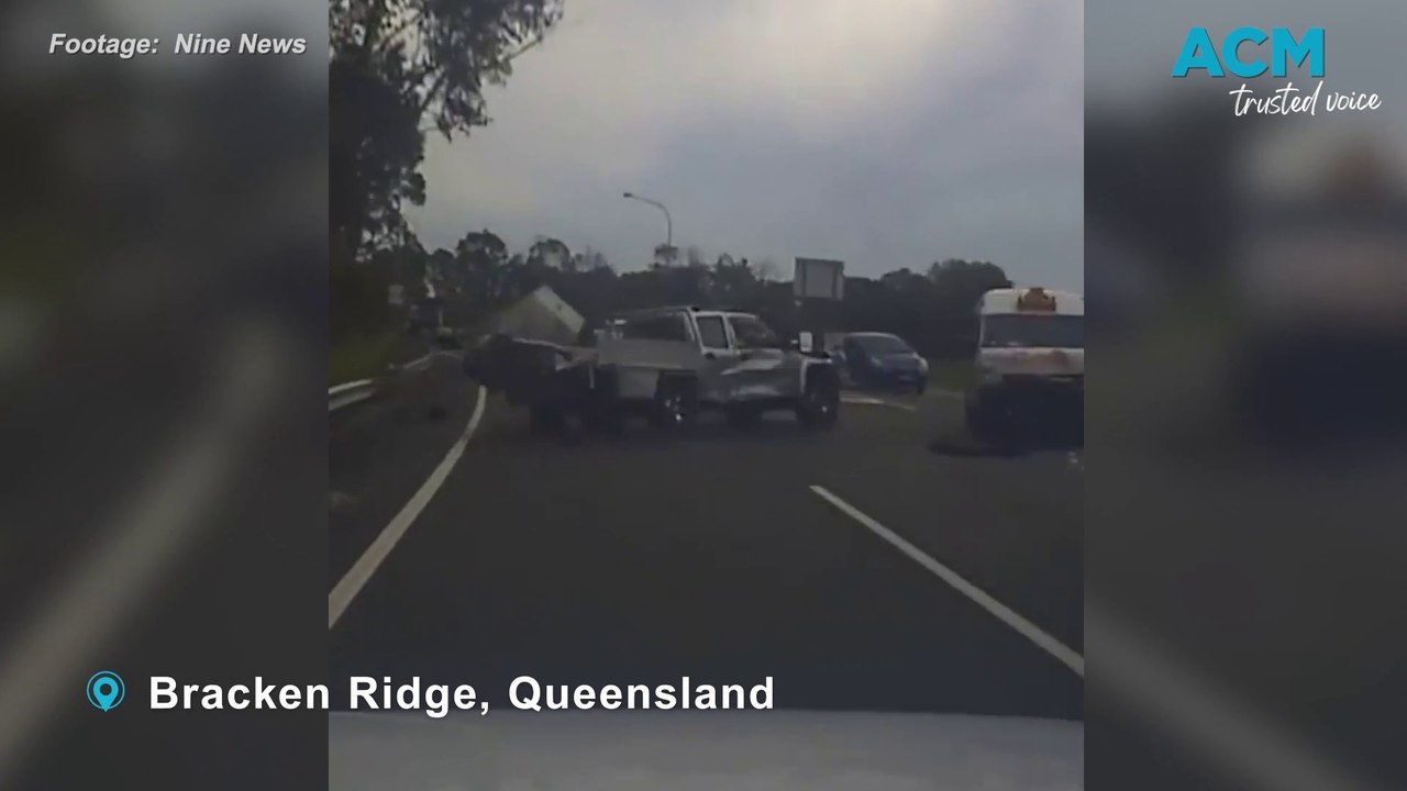 Shocking T-bone collision captured on two separ...