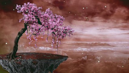 Relaxing music with a beautiful view for meditation