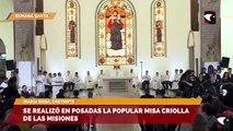 Se realizó en Posadas la popular misa criolla de las Misiones