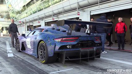 NEW Maserati MC20 GT2 Mule Testing at Monza Circuit-