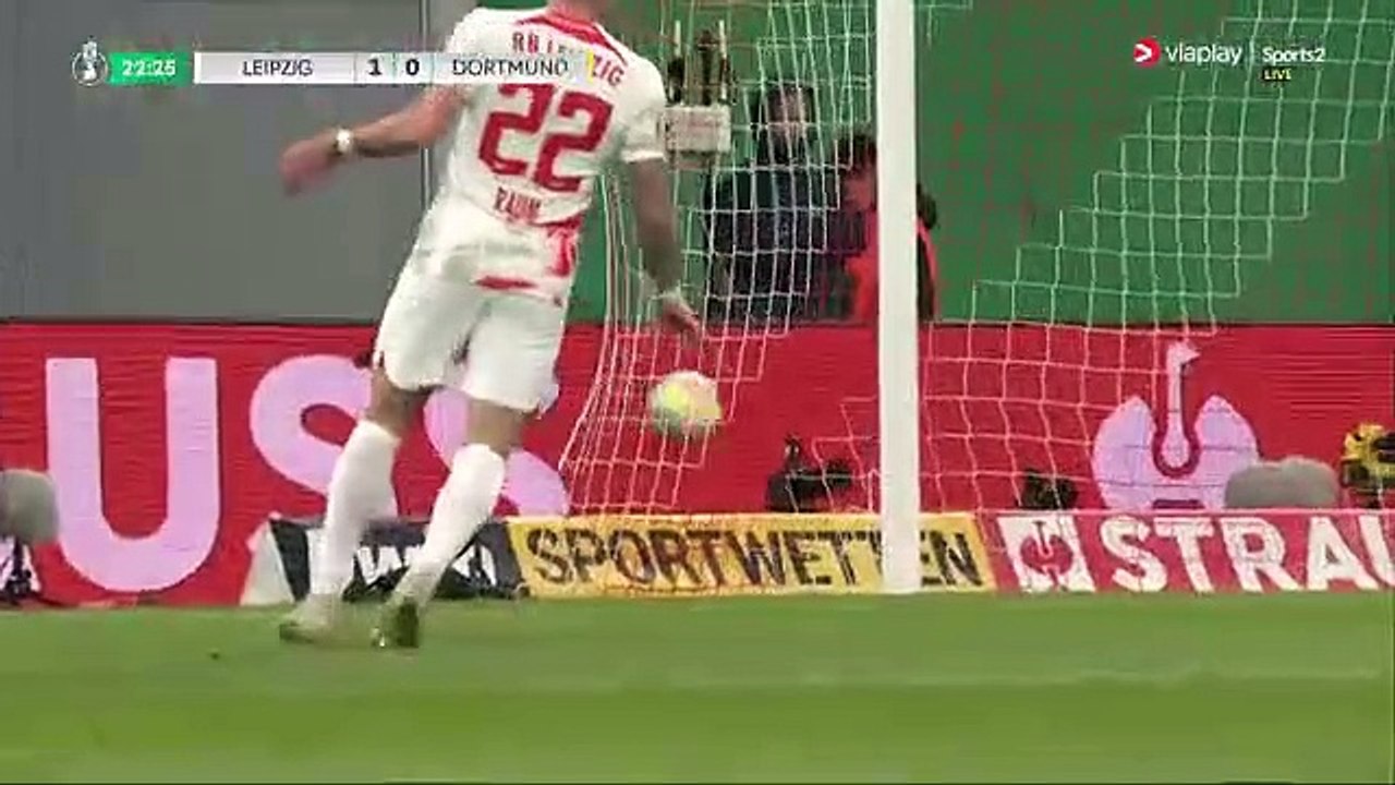 RB Leipzig 2-0 Borussia Dortmund Germany Cup Quarter Final Match Highlights & Goals