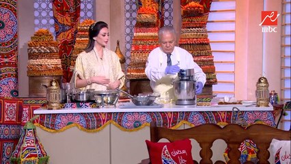 مقادير عجينة رموش الست قبل ما نحشيها في القطايف