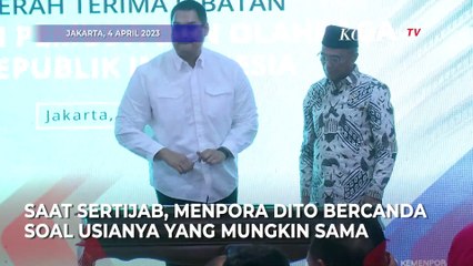Canda Dito Ariotedjo soal Usianya yang Sama dengan Anak-Cucu Pegawai Kemenpora