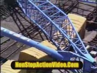Huge Crane Collapses Destroys Building And Train