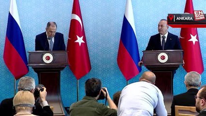 Mevlüt Çavuşoğlu, Rus mevkidaşı Lavrov'u Ankara'da ağırladı