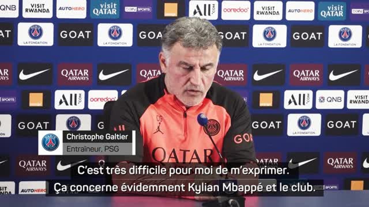 PSG - Galtier sur l’affaire Mbappé : “Le malentendu est dissipé”