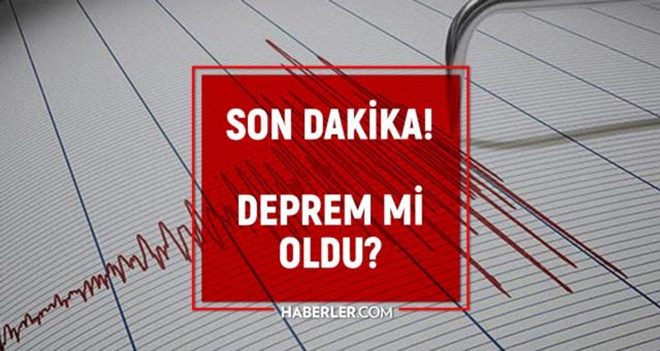 Bingöl deprem mi oldu? Bingöl deprem şiddeti kaç?