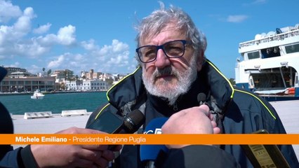 Migranti, Emiliano a Brindisi "Sbarchi legali contro gli scafisti"