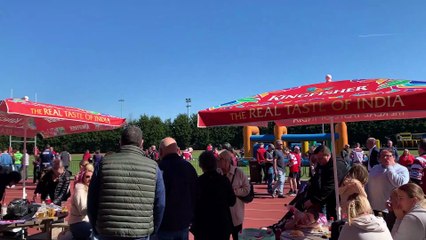 The atmosphere starts to build ahead of the Good Friday Derby