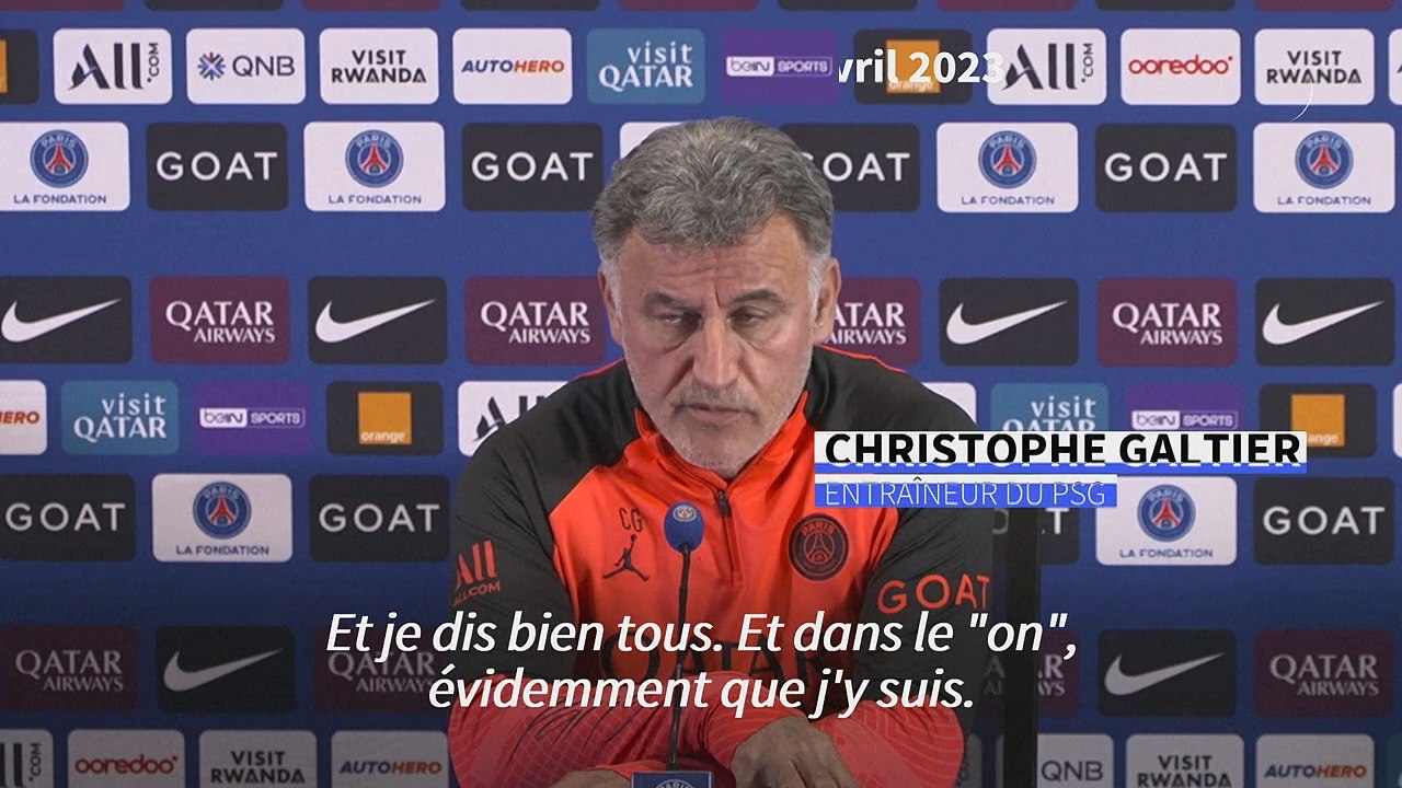 PSG: "Notre situation n'est pas acceptable", reconnaît Galtier
