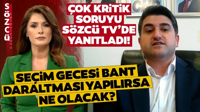 Seçim Gecesi Bant Daraltması Yapılırsa CHP'nin Planı Ne? Onursal Adıgüzel Anlattı