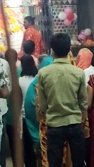 पंडित के पुत्र ने मंदिर में किया हंगामा,पुलिस ने की कार्रवाई