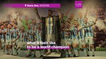 Argentina premieres its World Cup winners exhibition