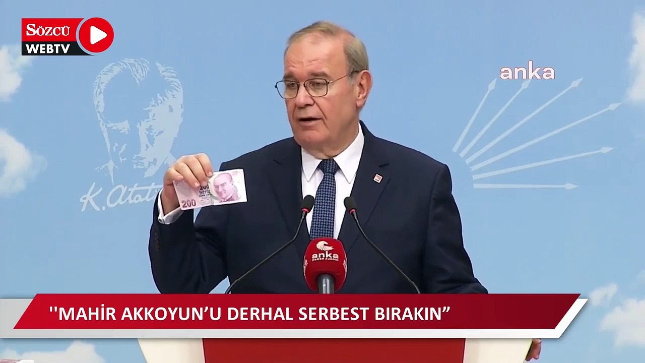 CHP Sözcüsü Faik Öztrak: Mahir Akkoyun’u derhal serbest bırakın