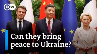 France, EU leaders urge China to 'bring Russia to its senses'