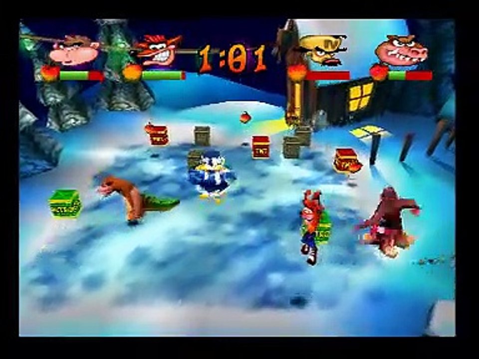 Crash Bash online multiplayer psx Vidéo Dailymotion