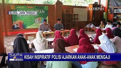 Kisah Aiptu Adi, Seorang Polisi yang Rela Sisihkan Waktu untuk Mengajar Ngaji