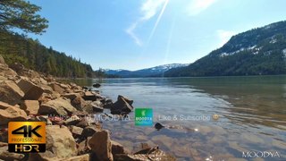 4K HDR Proxy+M Video - Tranquil Mountain Lake View - Daily Nature Scenes