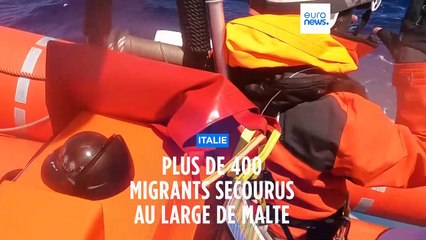 Plus de 400 migrants secourus au large de Malte
