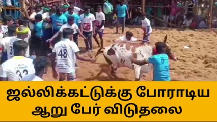 புதுக்கோட்டை: ஜல்லிக்கட்டுக்காக போராடியவர்கள் 6 பேர் விடுதலை!