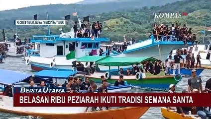 Belasan Ribu Peziarah dan Umat Katolik di Flores Timur Ikuti Tradisi Semana Santa
