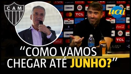 Coudet cobra diretoria do Atlético: 'Como vamos até junho?'