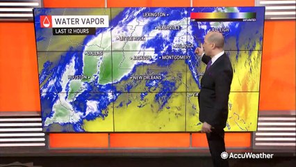 Wet, unsettled end to the week across the South