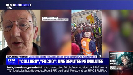 Députée dissidente socialiste chahutée: "Je pense que c'est orchestré au regard de la défaite de LFI dimanche dernier", réagit Martine Froger (PS)
