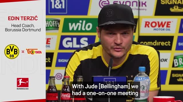 Terzic 'confident' Bellingham fit to start against Union Berlin