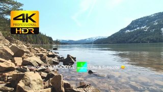 4K HDR Proxy+TV  Video - Mountain Lake Tranquility - Daily Nature Scenes
