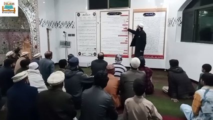 Muslims are learning salah (namaz)