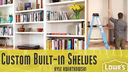 Woodworking Custom Built-In Shelves - Planning & Design